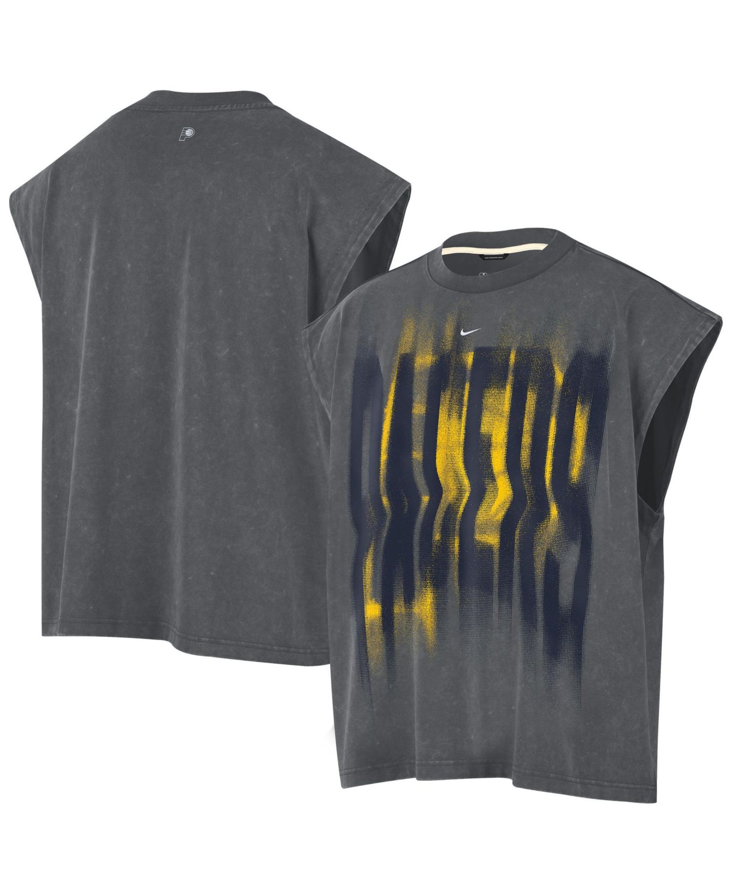Men's Charcoal Indiana Pacers 2026 Standard Issue Pre-Game Sleeveless Top