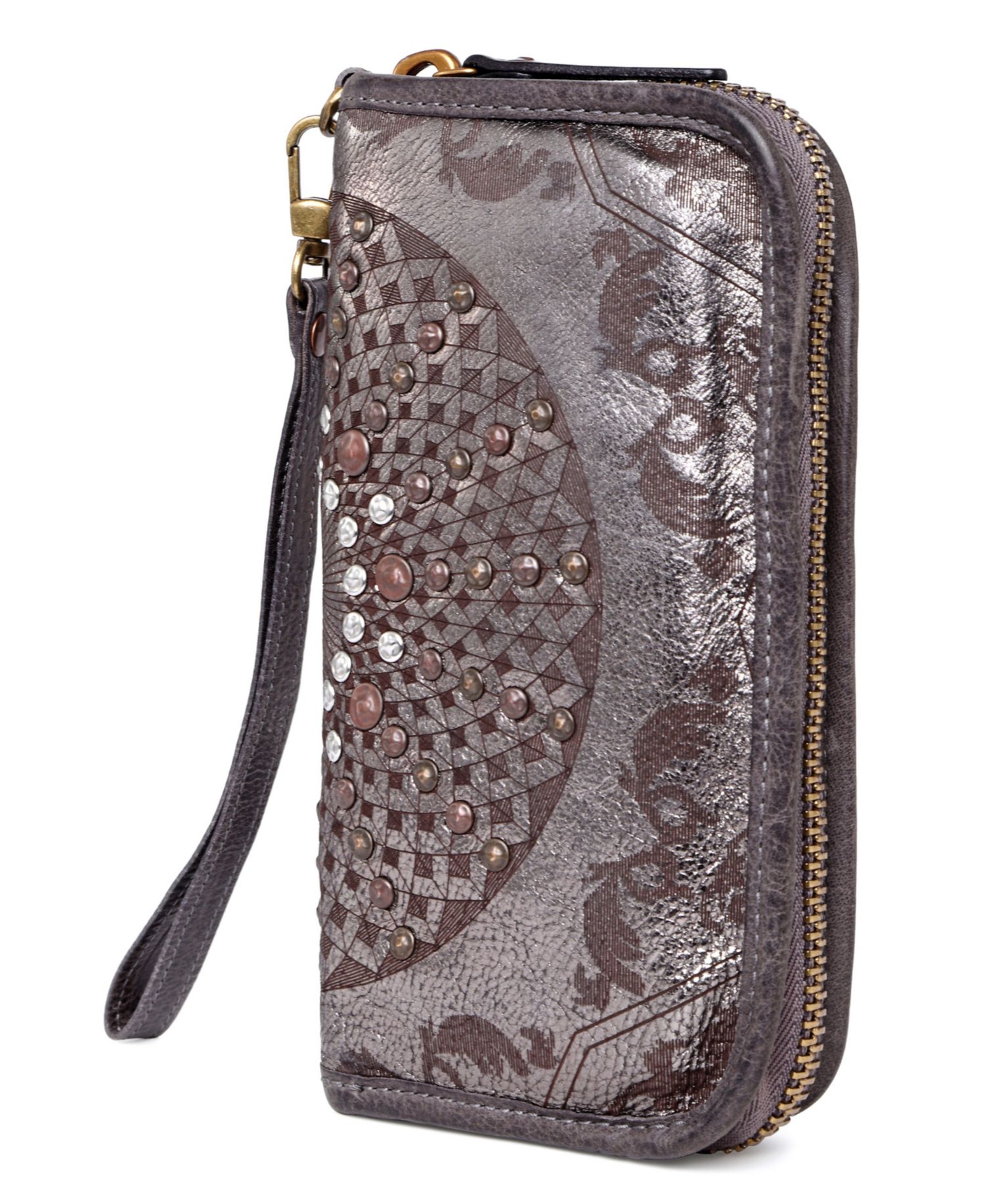 Mola Leather Clutch