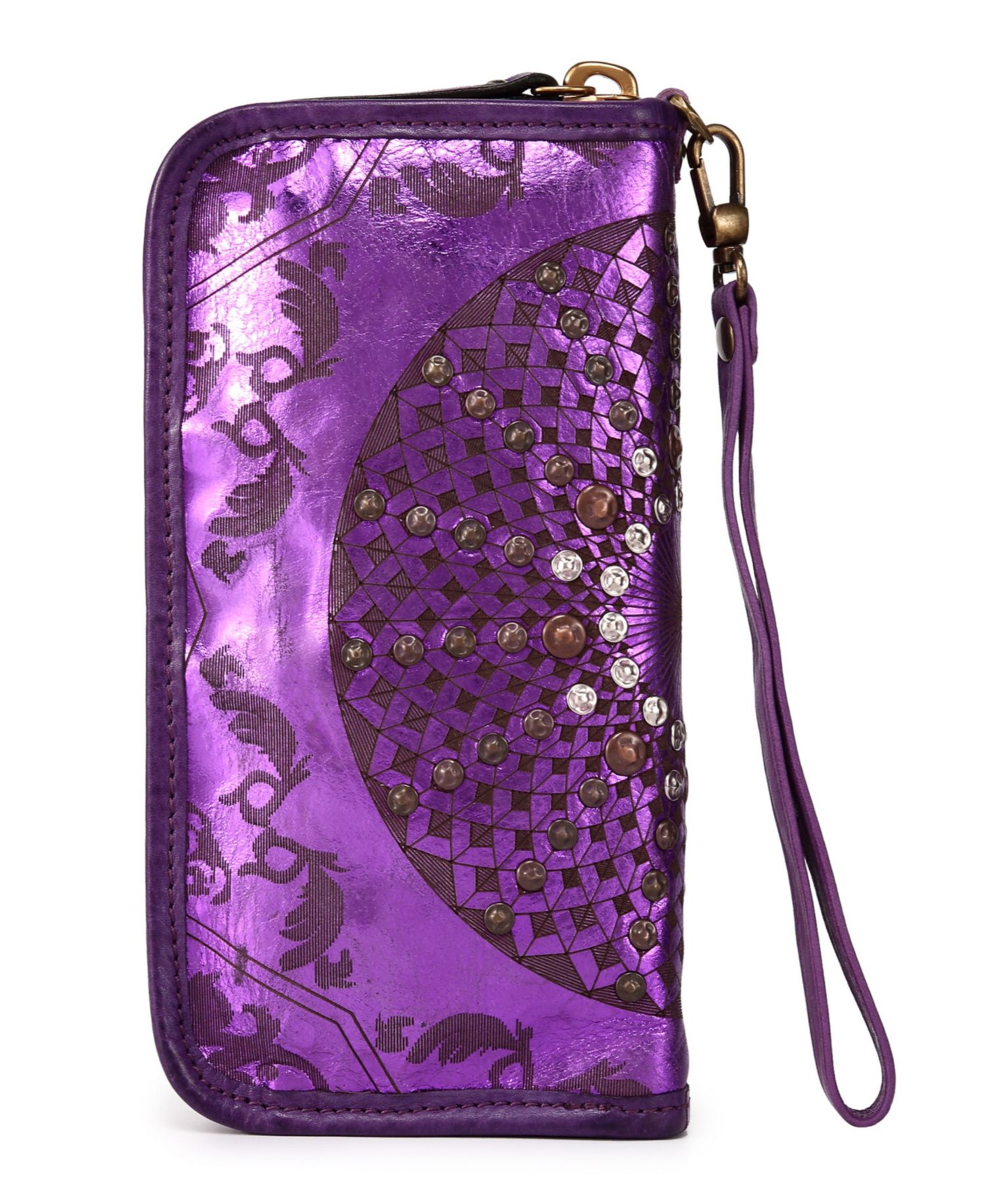 Mola Leather Clutch