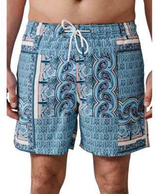 Men's Bardney Embroidered Logo Swim Shorts