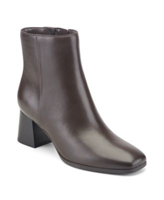 Aurore Block-Heel Square-Toe eFlex Technology Booties