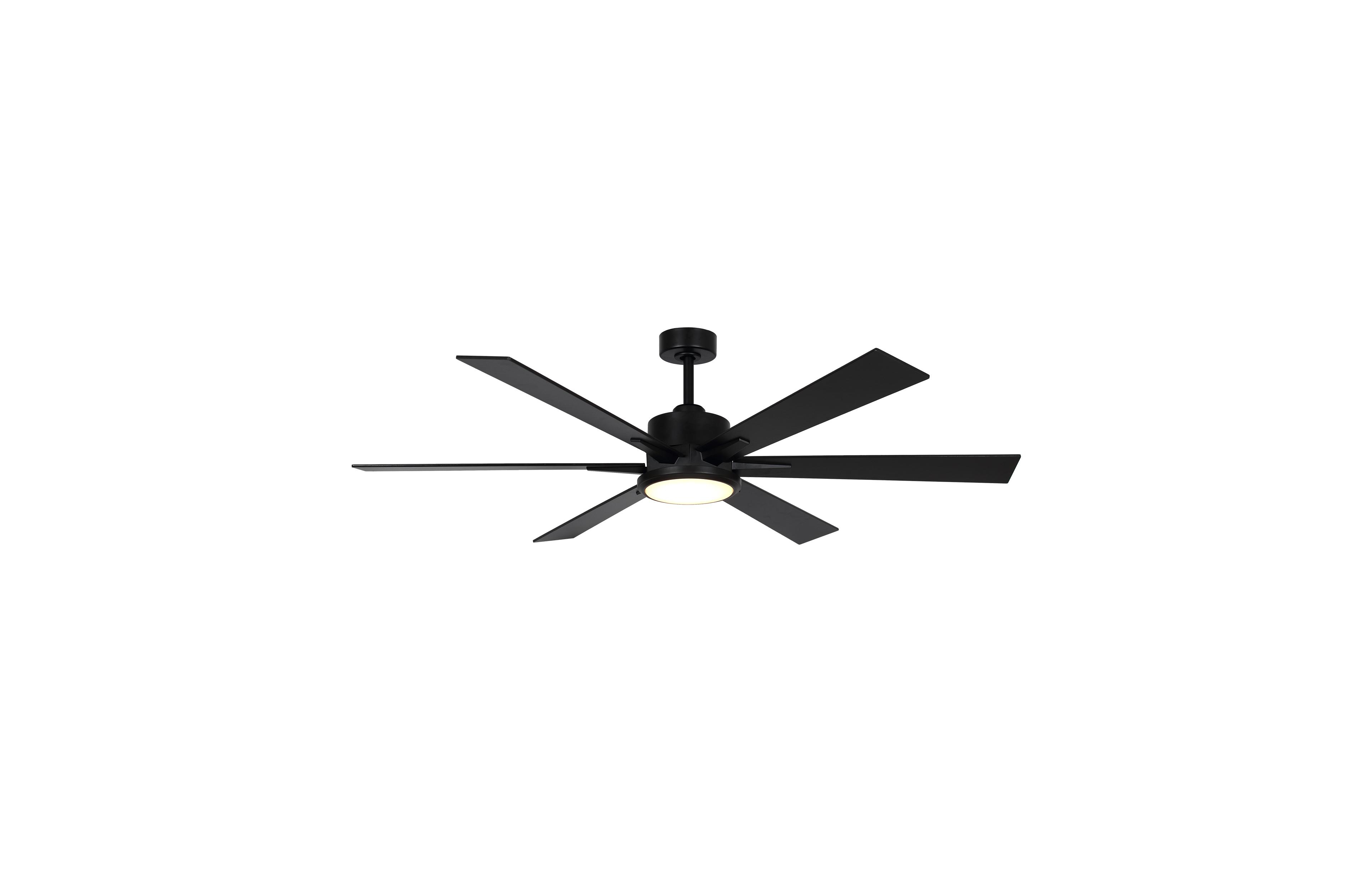 Parrot Uncle 65 Modern Matte Reversible Integrated Led Windmill Large Ceiling Fan with Light and Remote