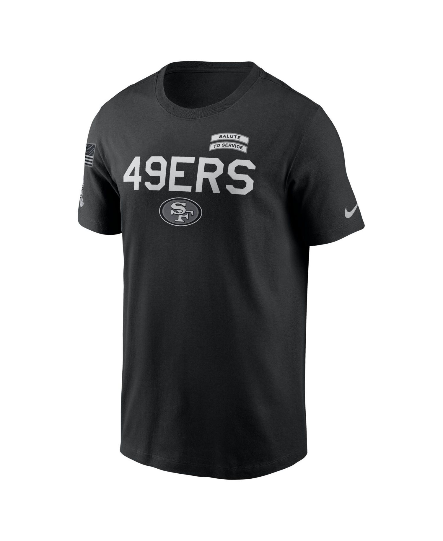 Men's Black San Francisco 49ers 2026 Salute to Service Sideline Dri-FIT T-Shirt