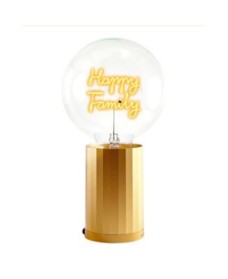 Bulb Happy Family Amber with Base Table Lamp