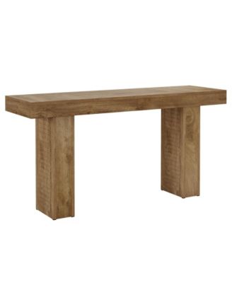 Modern Bar Table with Sturdy Pedestal Base for Home Dining Room