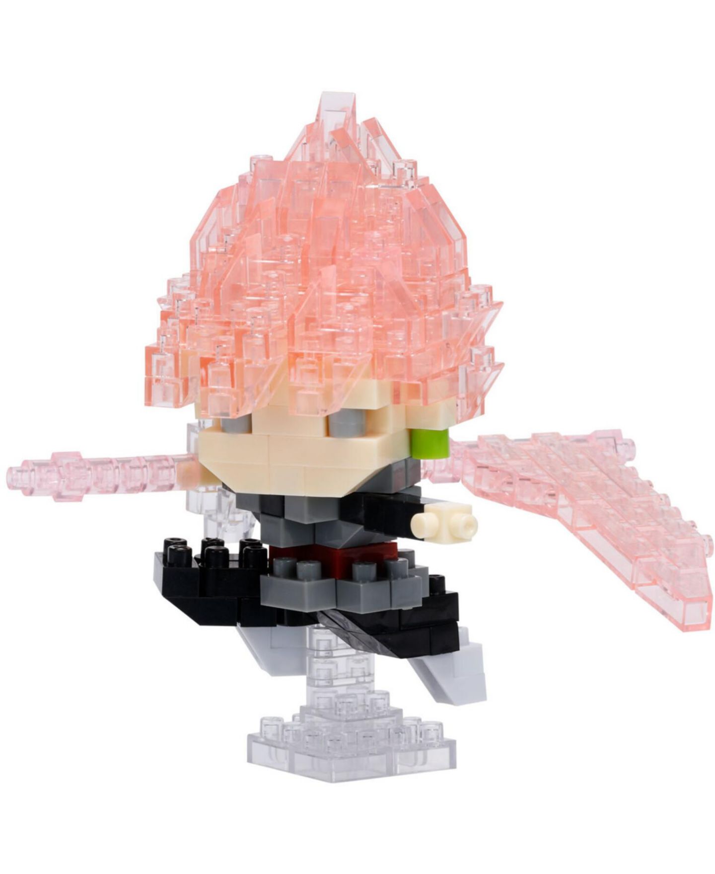 Конструктор Bandai Nanoblock Dragon Ball Super Goku Black Super Saiyan Rose, 190 деталей — фото 3
