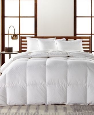 Hotel Collection European White Goose Down Lightweight Comforters, Hypoallergenic UltraClean ...