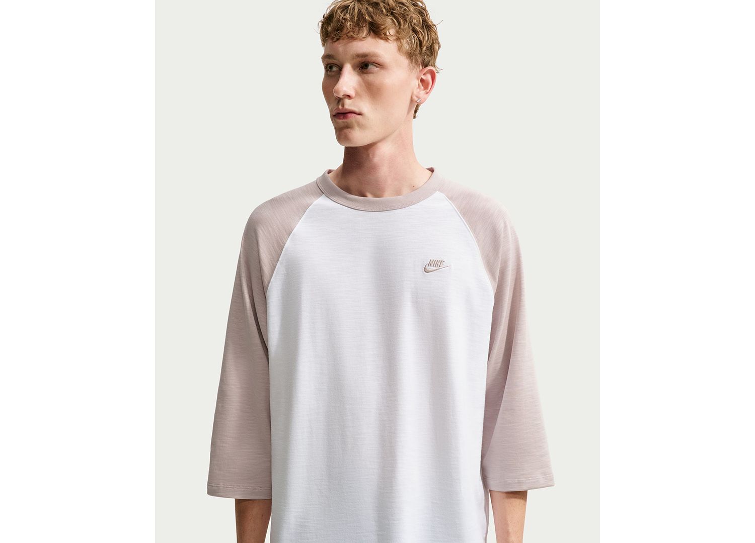 Men's Crewneck Raglan-Sleeve T-Shirt