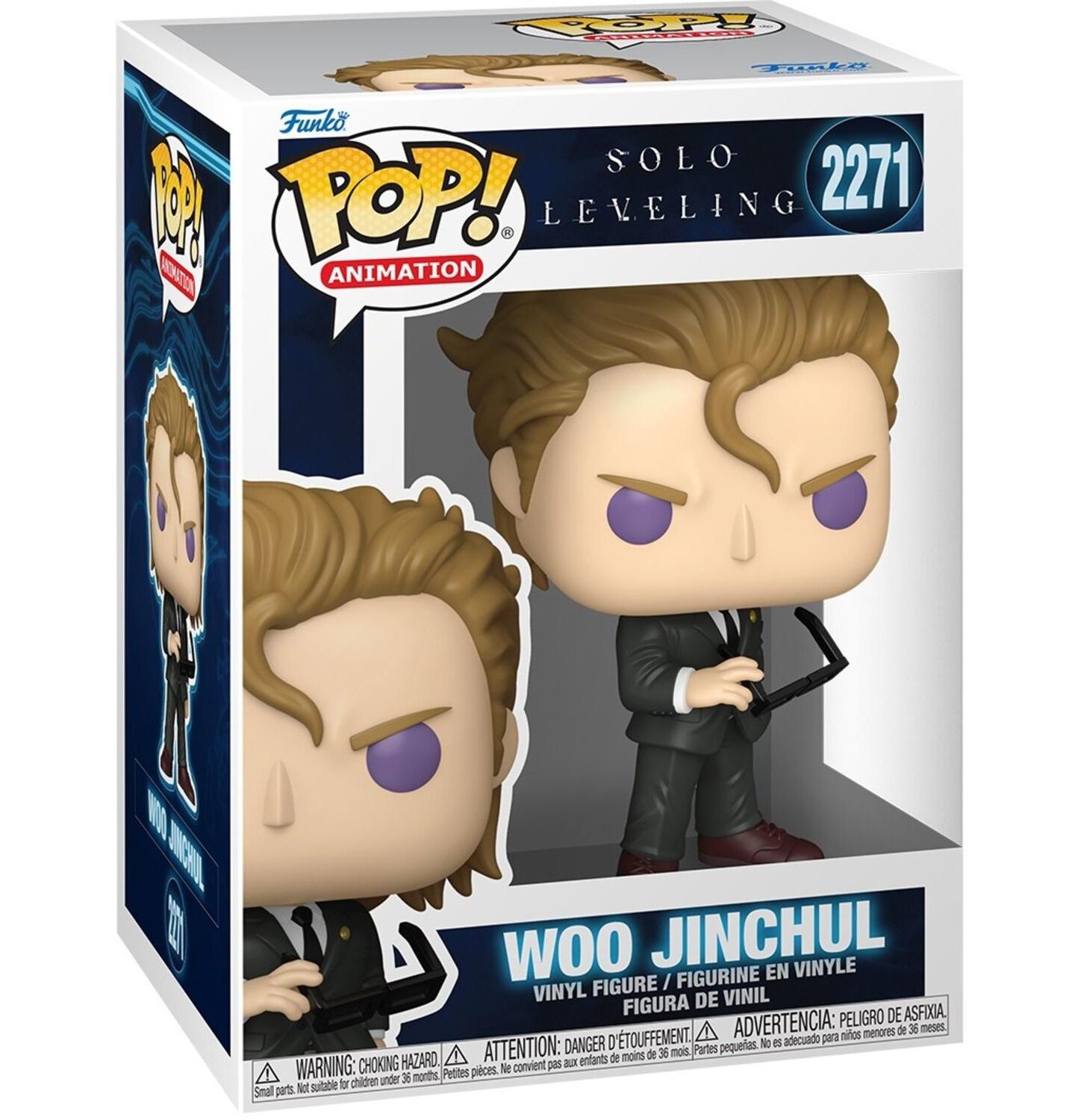 Детская фигурка Funko Pop! Solo Leveling Woo Jinchul A-Rank Hunter Vinyl, от 3 лет — фото 3