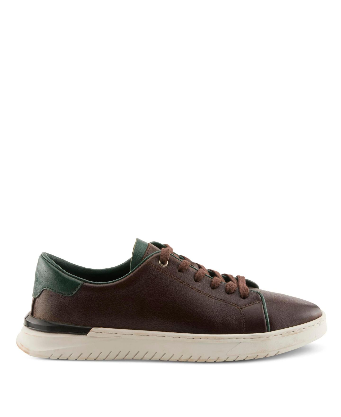 Мужские кроссовки Spring Step Luka Fashion Leather Upper, цвет: Тёмный коричневый — фото 6