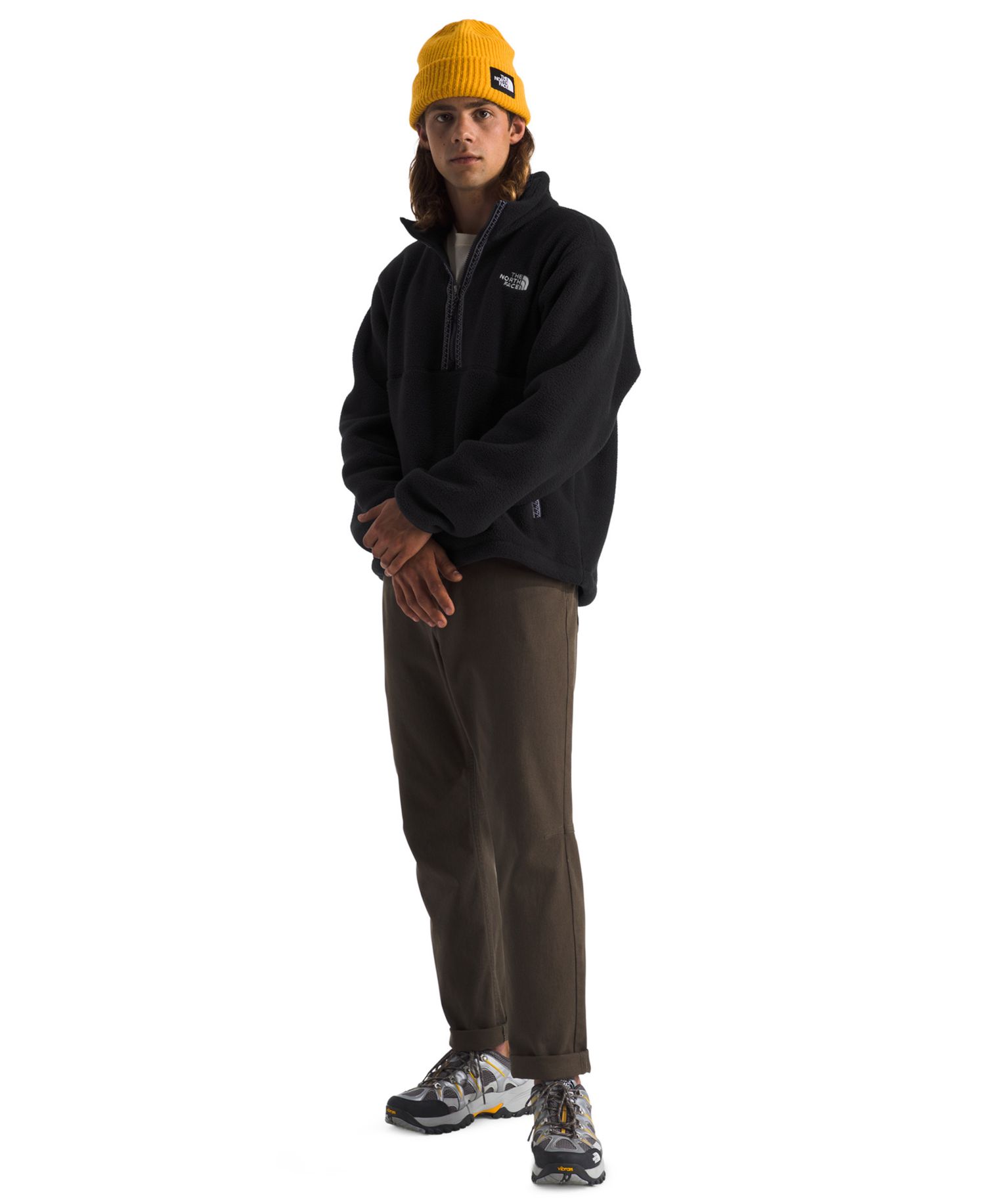 Men's Fleeski Relaxed-Fit Quarter-Zip Fleece Pullover