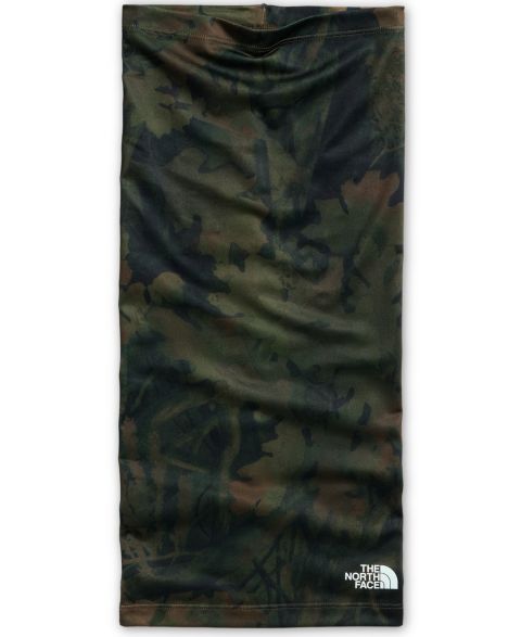 Мужские перчатки The North Face Base Helmet and Goggle Compatible Neck Gaiter, цвет: Зелёный дубовый с принтом