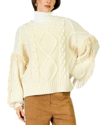 Women's Sloane Cable-Knit Oversized Sweater