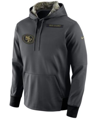 49ers hoodie salute to service