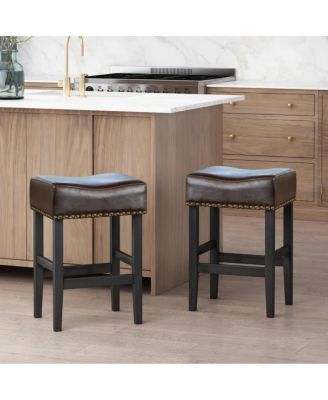 26" Backless Counter Stools, 2-Pieces Set