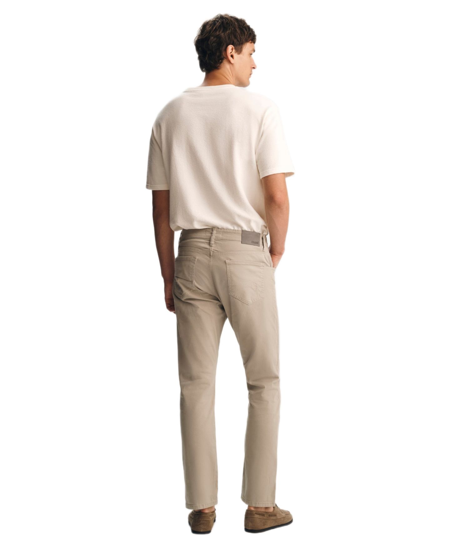 Мужские брюки Mavi Jeans Matt Regular Rise Relaxed Leg Casual Twill, цвет: Серебряный — фото 2