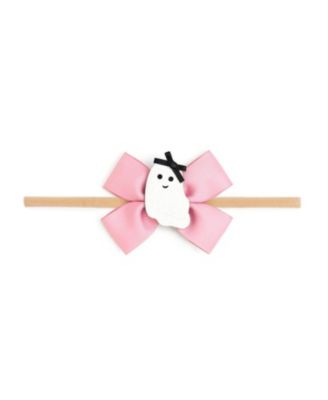 Baby Girls Sweet Ghost Halloween Bow Headband