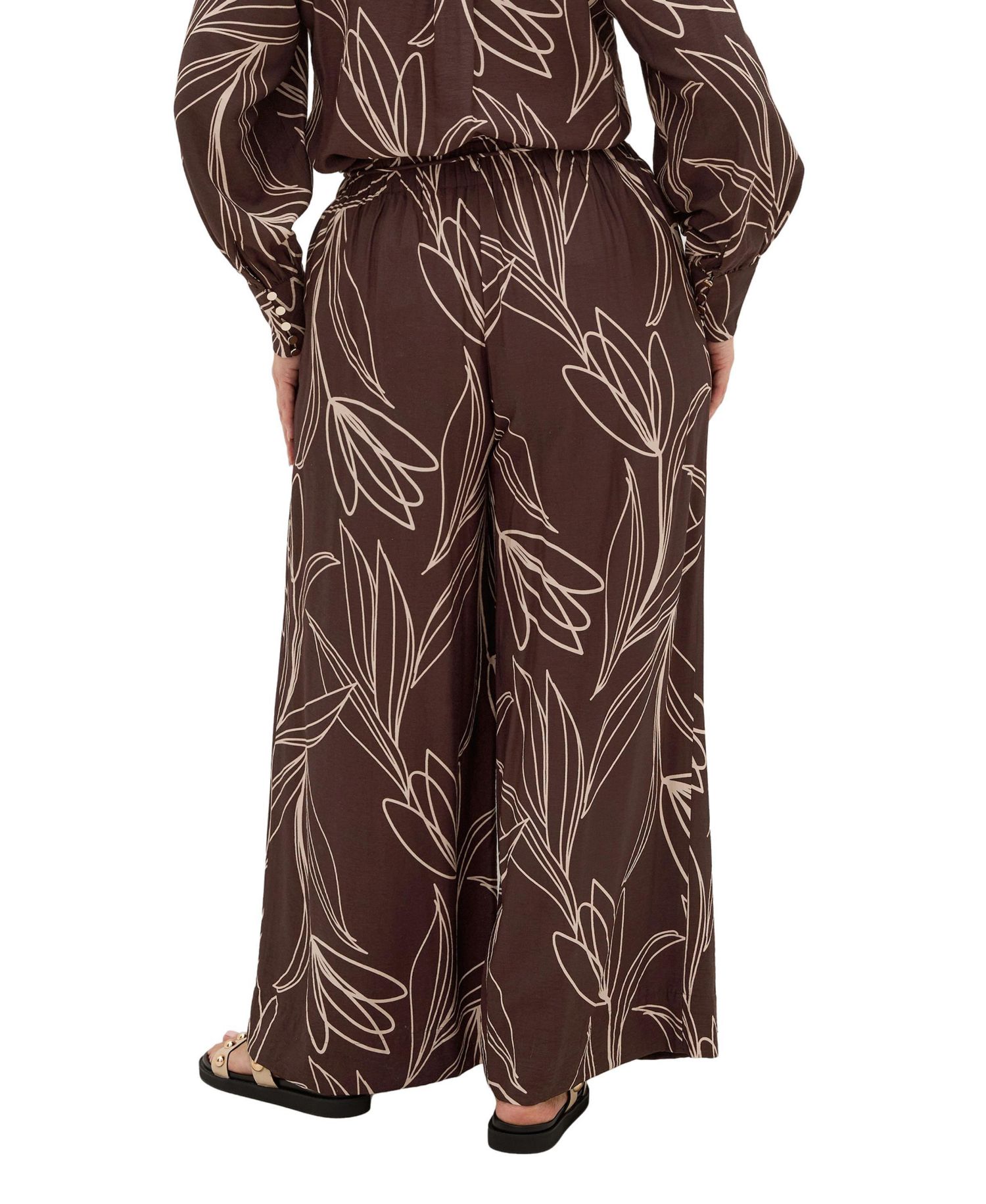 Women's Athena Bloom Print Wide Leg Pant