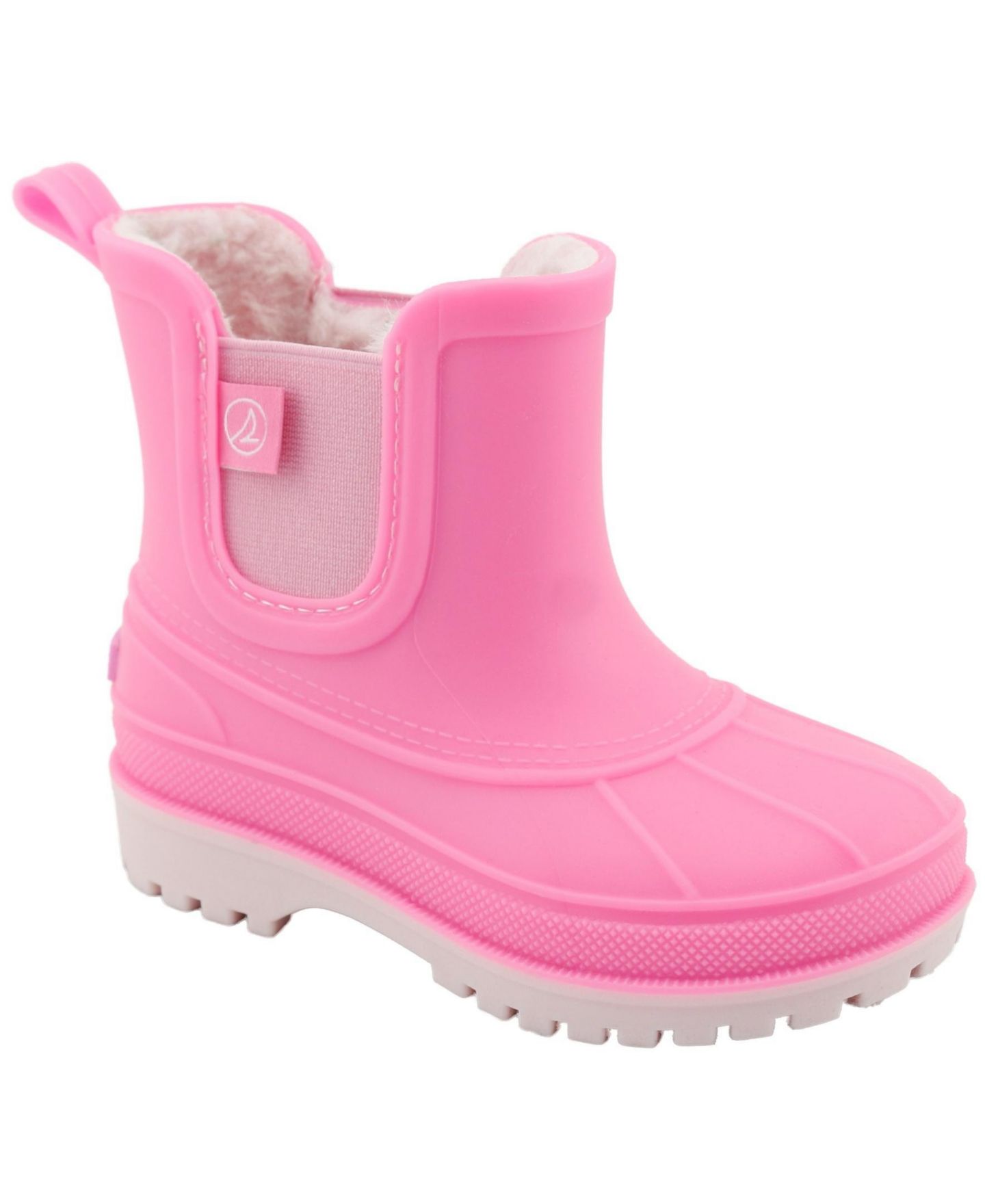 Ботинки Sperry 4-10 Lined Chelsea Waterproof Rain для мальчиков, цвет: Розовый — фото 1