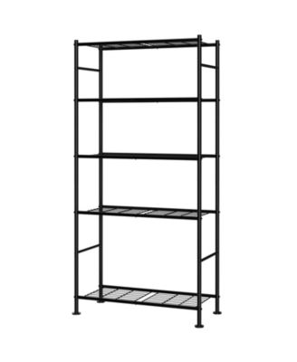 Storshelves Tier Metal Shelving Adjustable Feet Bathroom Hardware