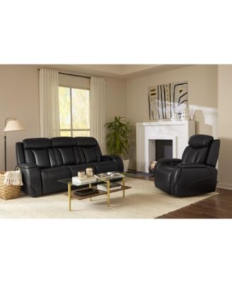 Aries Leather Power Motion Theater Sofa Collection