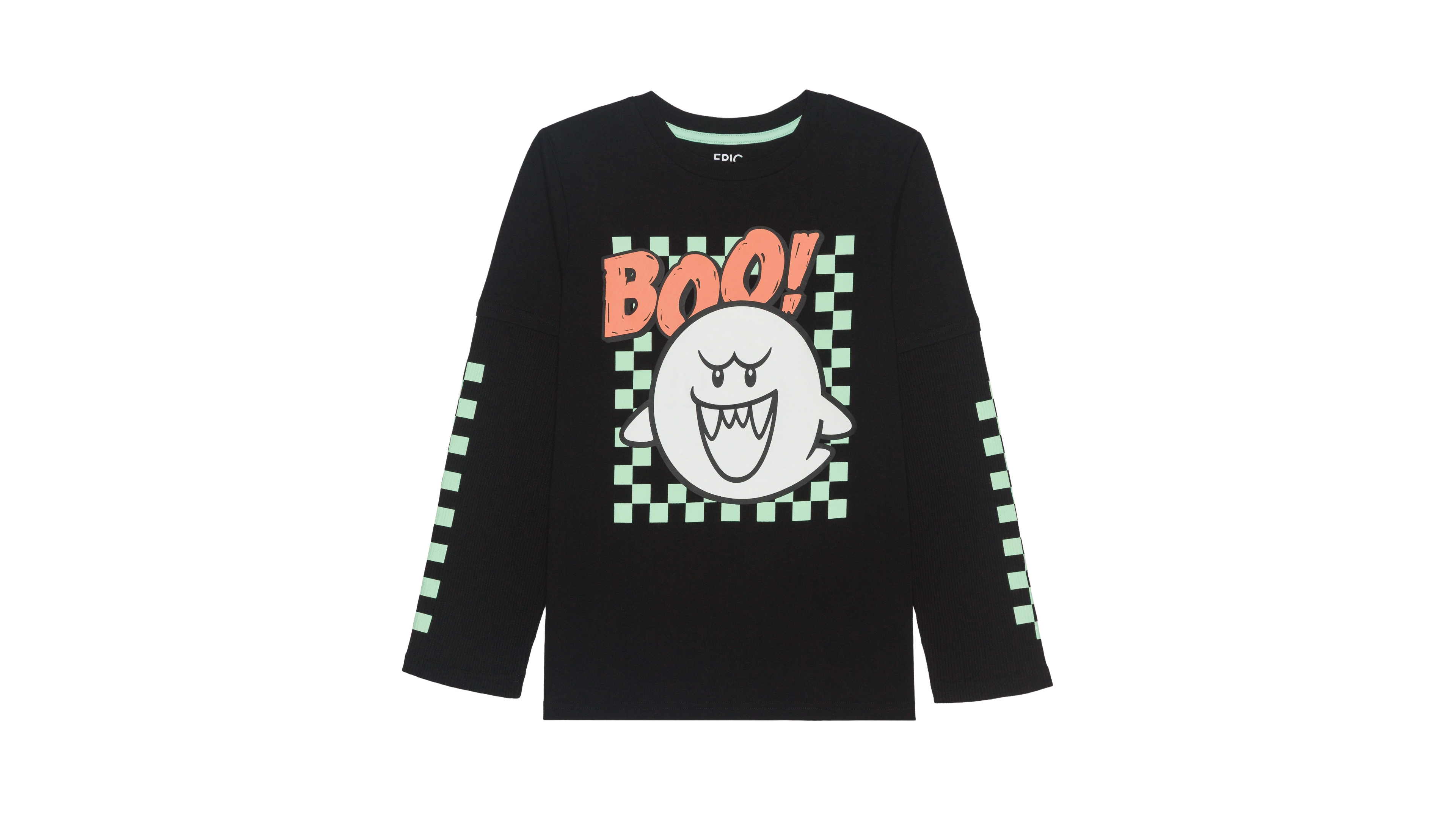 Epic Threads Boys' 5-20 Boo Super Mario Long-Sleeve Crewneck T-Shirt, Macy's Exclusive