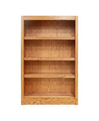 Wide Bookcase with 4 Shelves