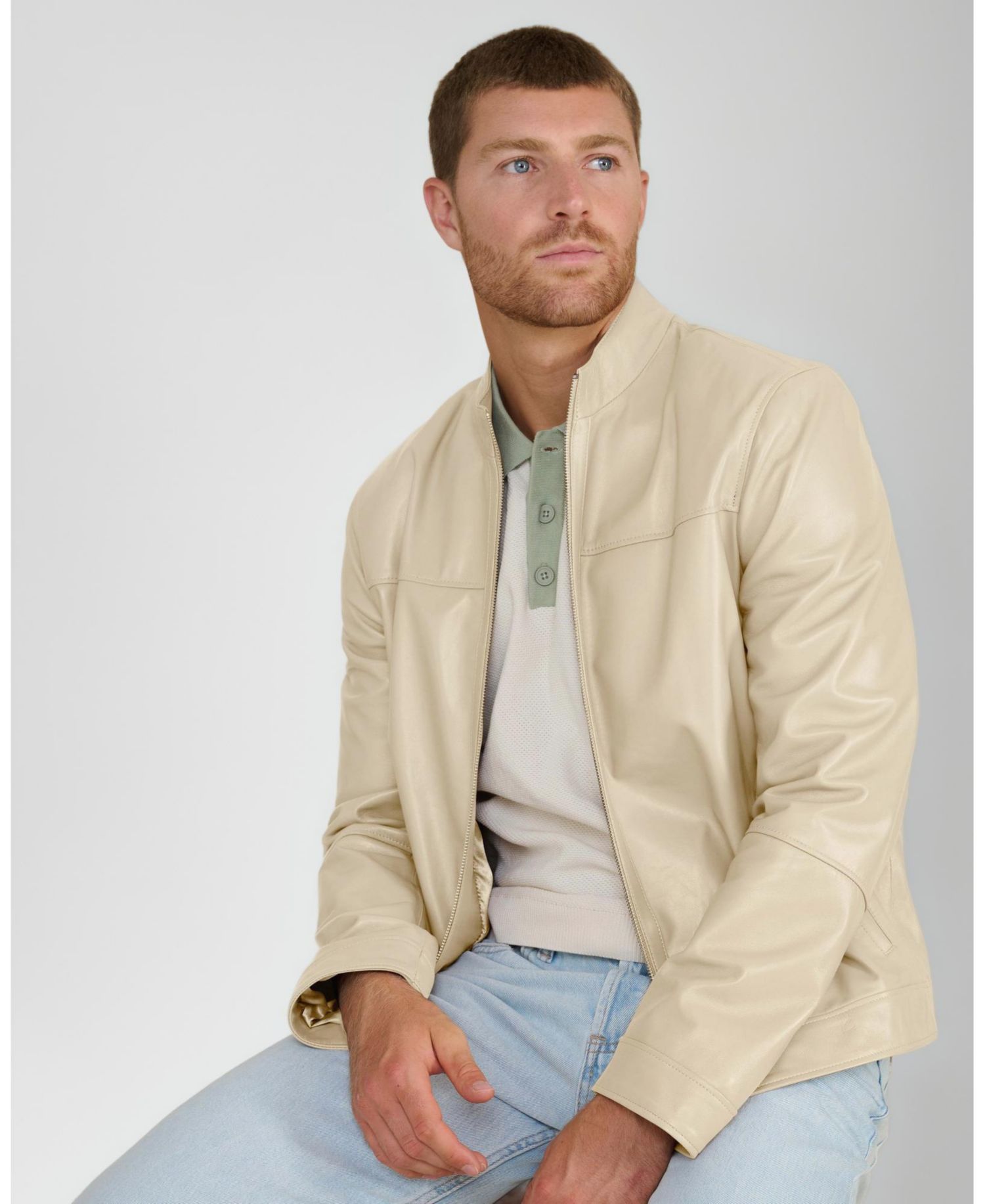 Men's Otis Racer Leather Jacket