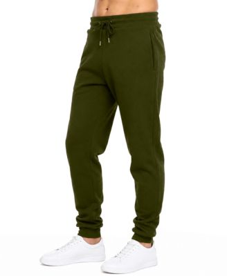 Men's Heavyweight Fleece Modern-Fit Zipper-Pockets Jogger Sweatpants