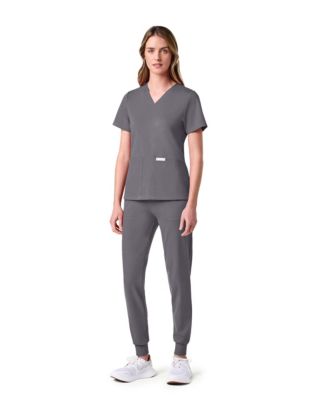 UltraSOFT Women's Scrub Set, 6-Pocket, Slim Fit Medical Uniform Scrub Set