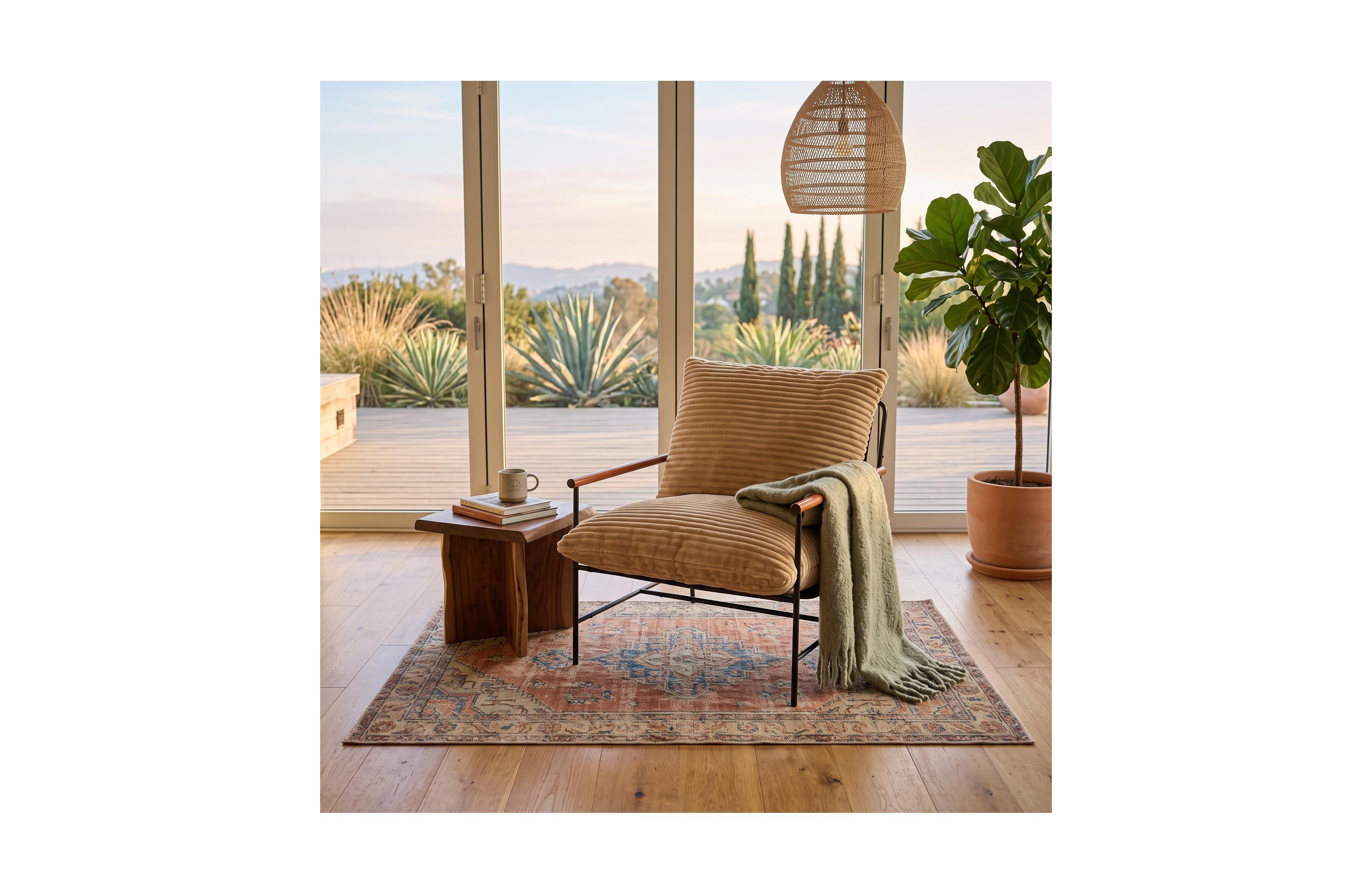 gaomon Oversized Corduroy Accent Living Room Chair, 400G Fabric Chair With 400-Lbs Weight Capacity For Reading And Relaxing
