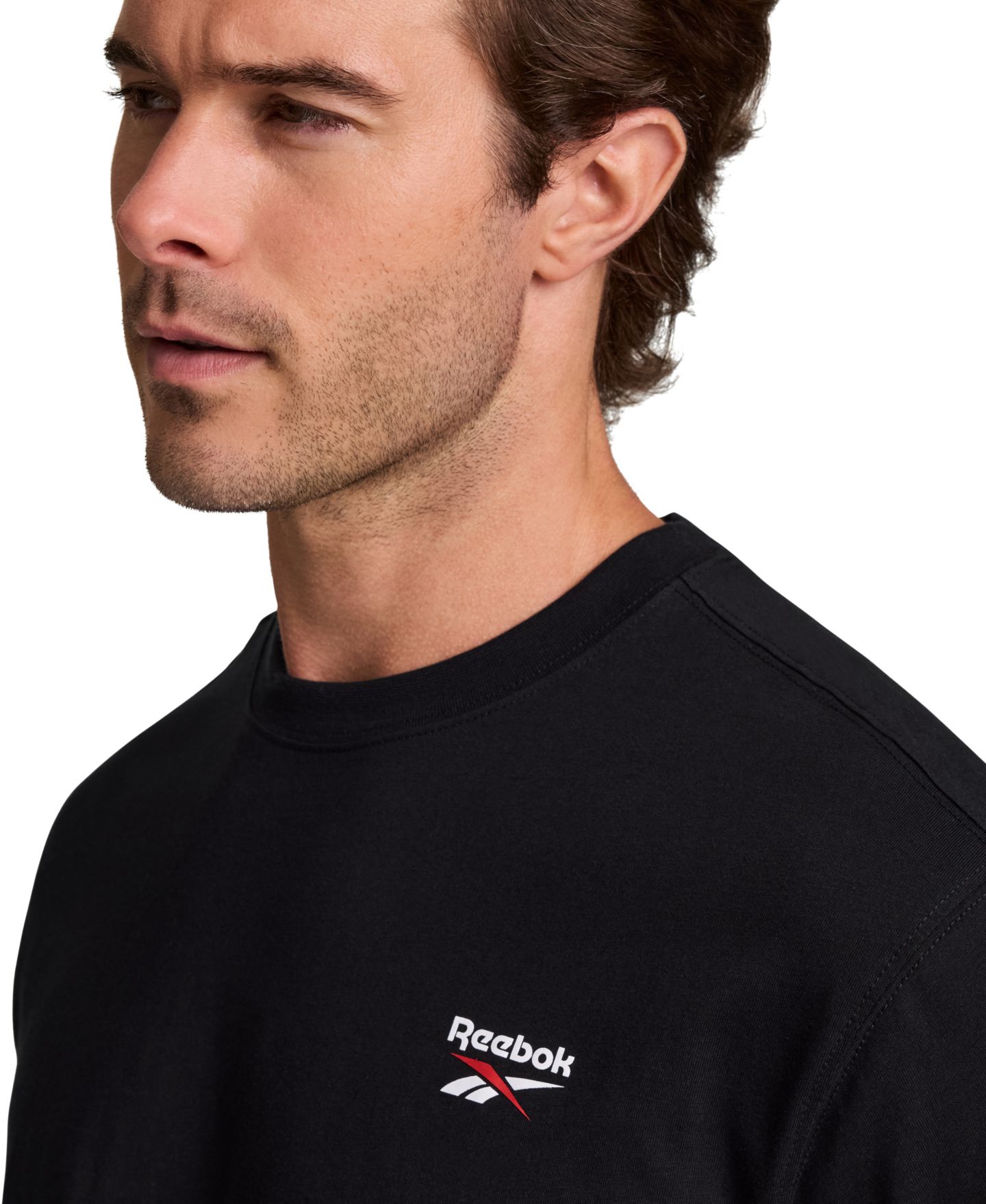 Мужская футболка Reebok Graphic, цвет: Чёрный — фото 5