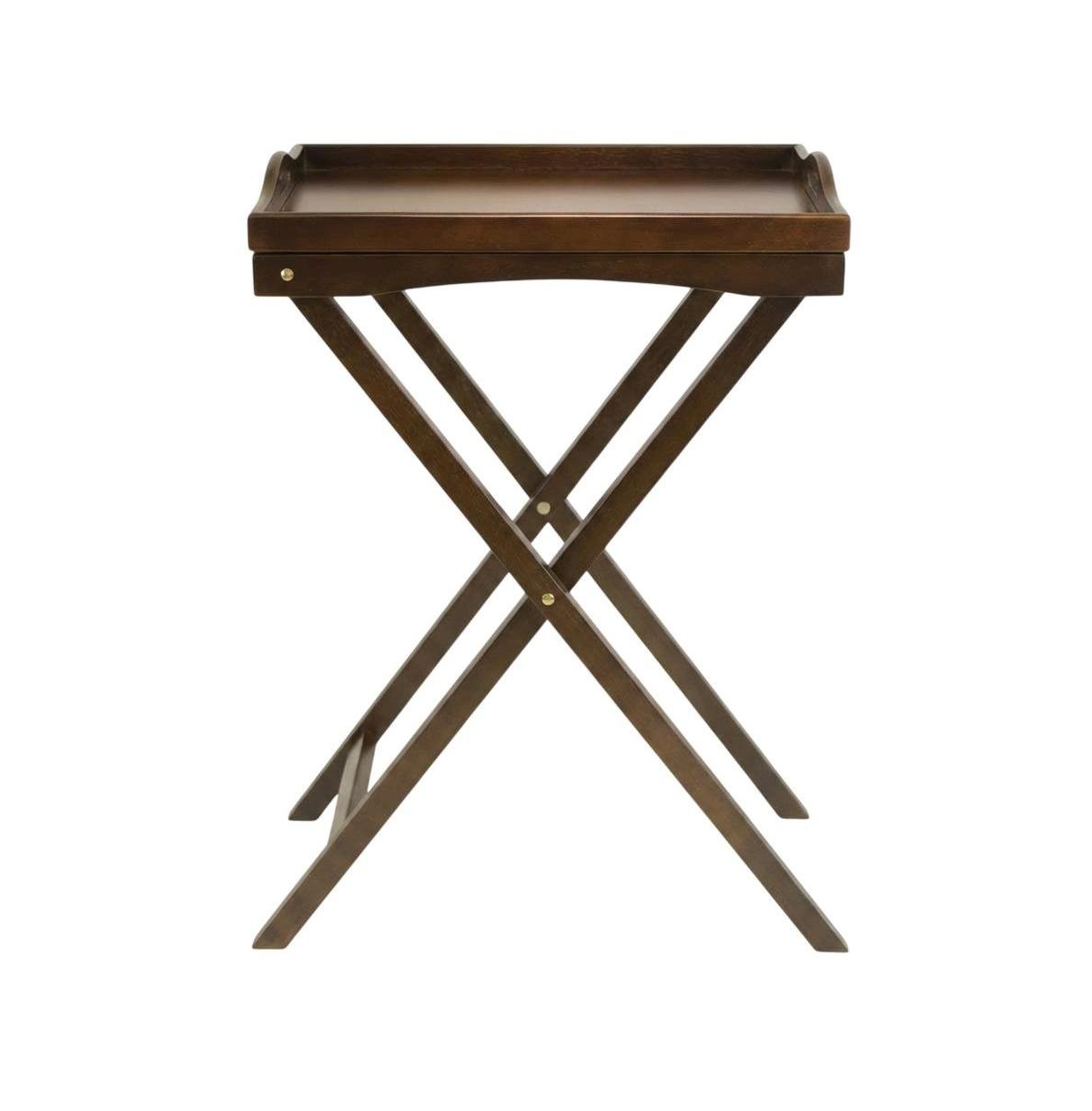 FurniFact Natural, Tray Table, Removable Tray Top, Quality Build