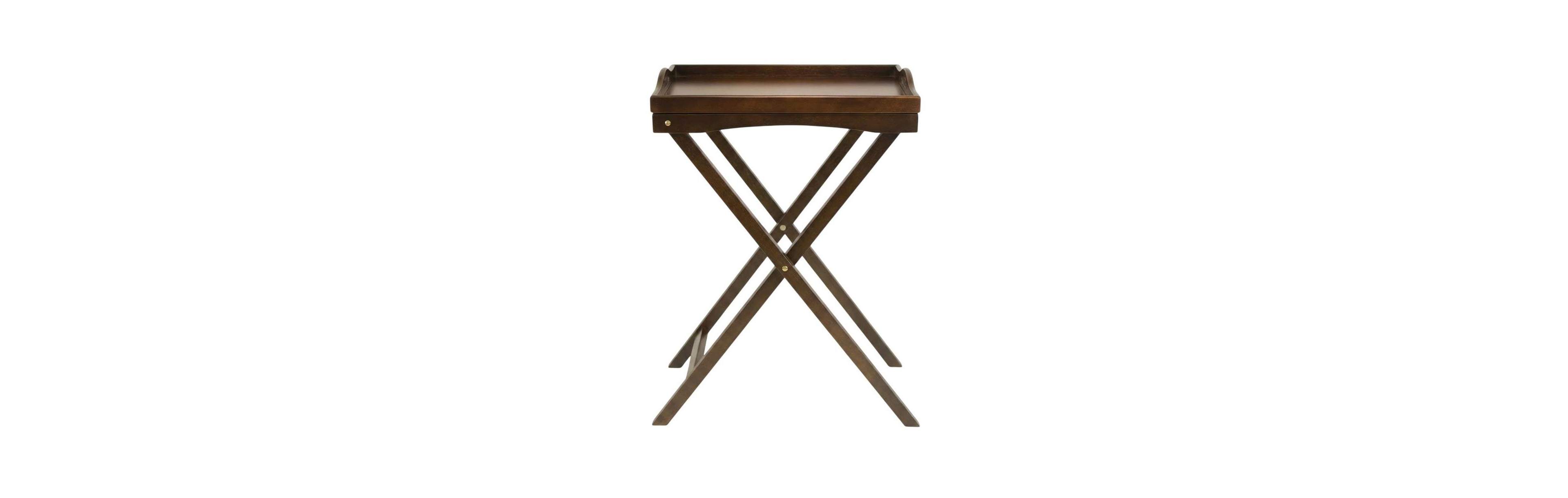 FurniFact Natural, Tray Table, Removable Tray Top, Quality Build