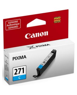 CLI-271 Cyan Ink Tank for Select Pixma MG, TS Series Printers - 6.5ml