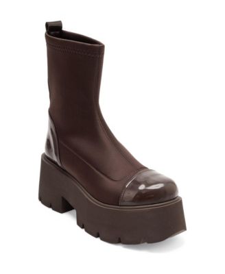 Women's Jadelina Scuba Platform Sock Boot 