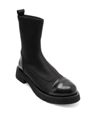 Women's Talessia Scuba Block Heel Sock Boot 