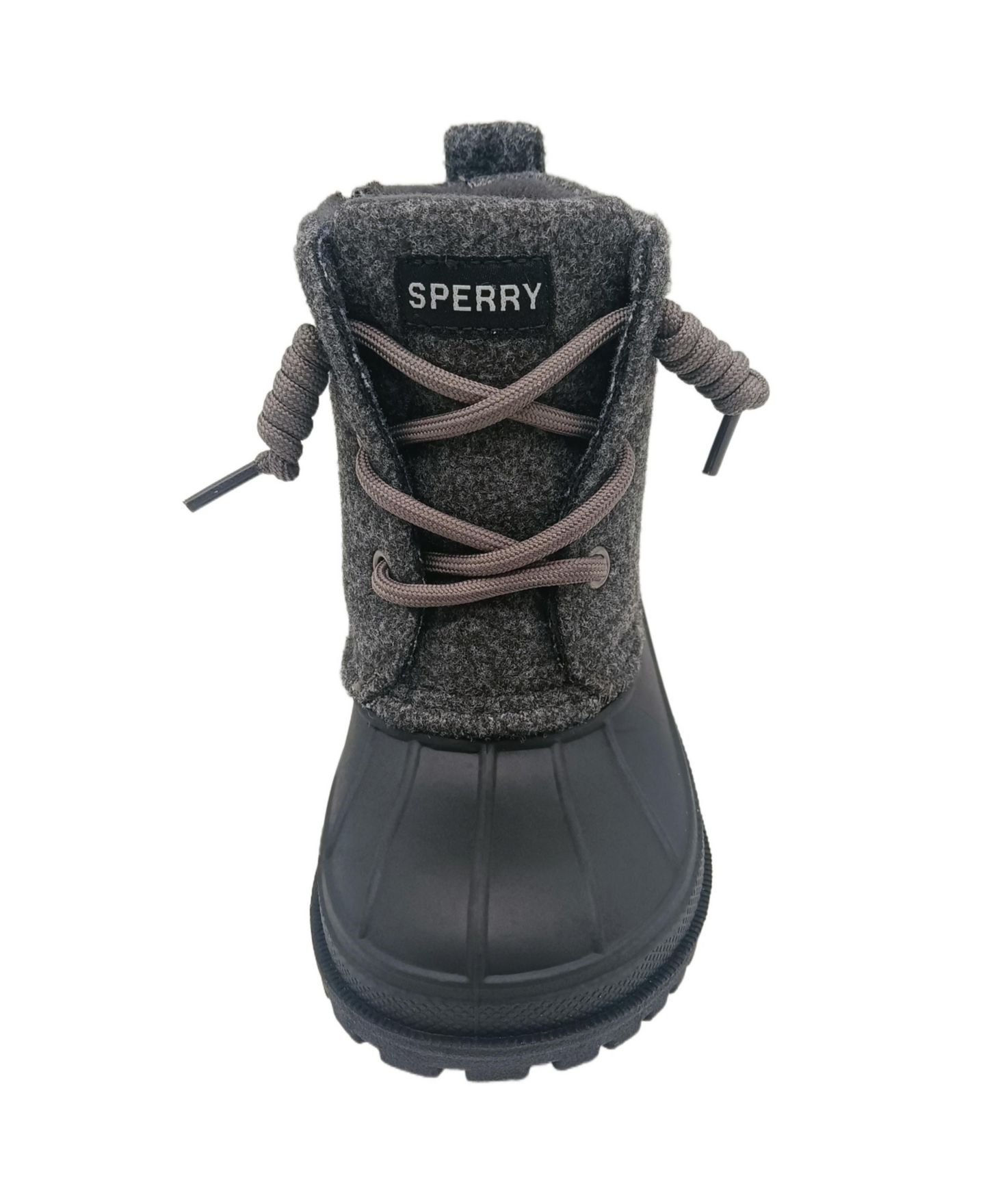 Детские ботинки Sperry Cold-Weather Duck, цвет: Угольный меланжевый / Чёрный — фото 4