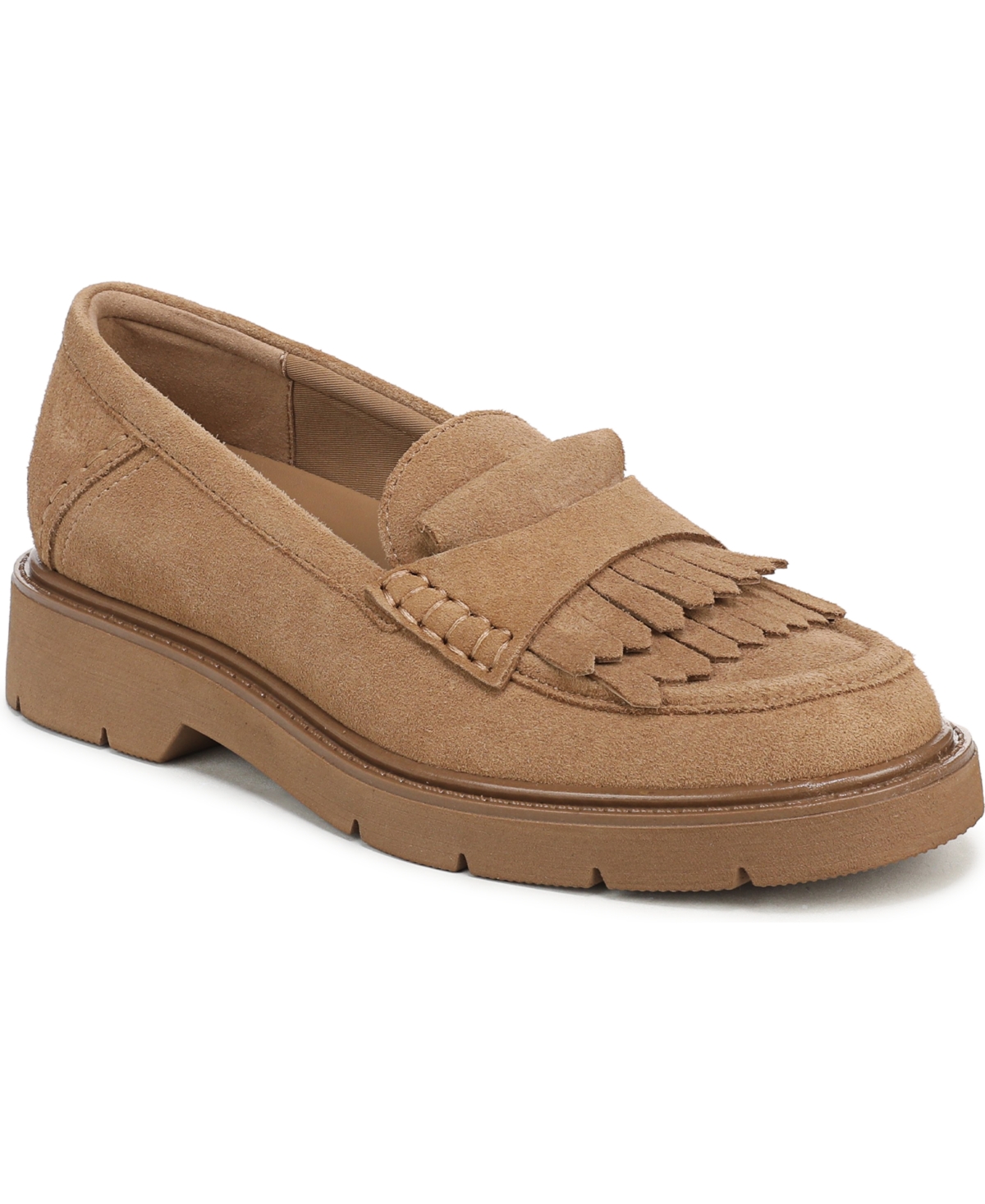 27 Edit Naturalizer Tate Lug-sole Round Toe Loafers In Brown