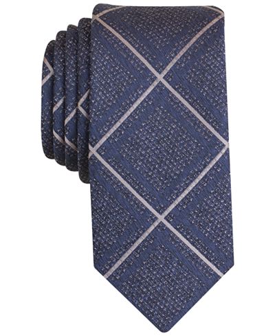 Bar III Men's Faylen Grid Slim Tie, Only at Macy's - Ties & Pocket ...