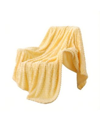 Outdoor Camping Fleece Throw Blanket Cozy Warm Lightweight for All Seasons