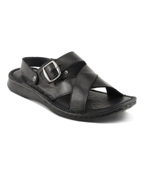 Мужские сандалии Spring Step Nofar Leather Convertible Sling-Back, цвет: Чёрный