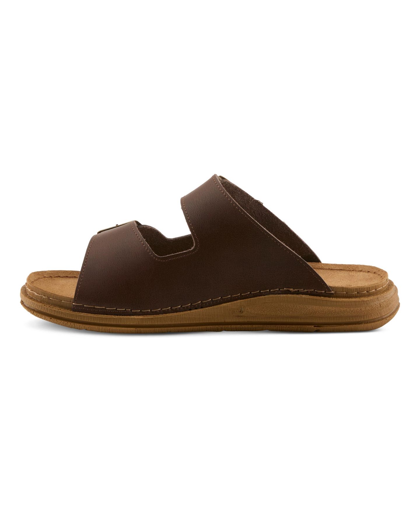 Мужские сандалии Spring Step Kovan Slide Sandal with Cushioned Insole, цвет: Коричневый — фото 2