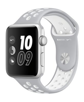 silver nike apple watch