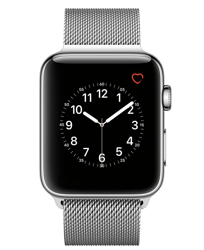 Apple Watch Series 2 42mm Stainless Steel Case with SilverTone