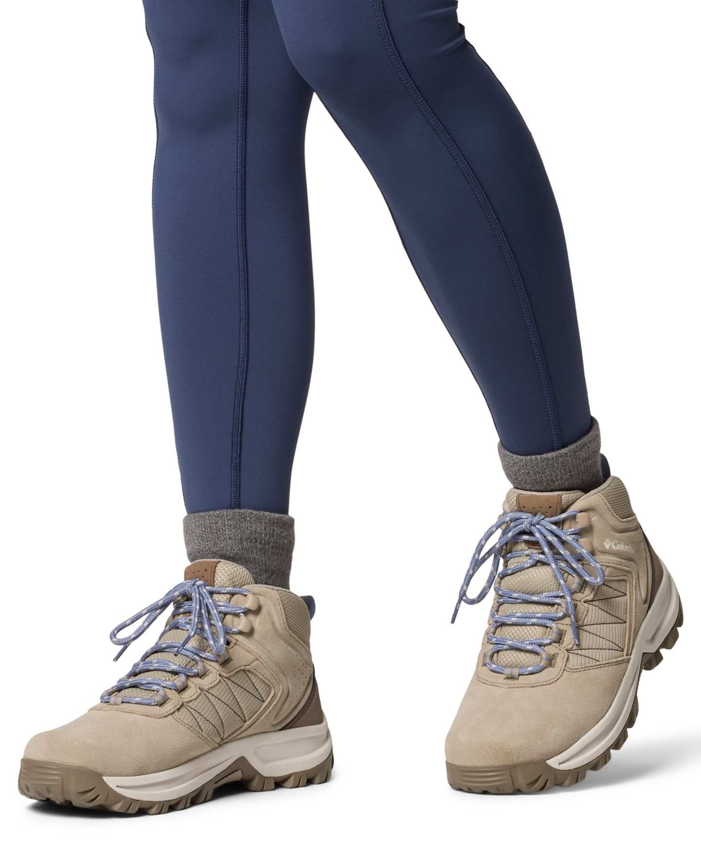 Женские ботинки Columbia Transverse™ Suede Waterproof Hiking, цвет: Холщовый рыжевато-коричневый — фото 2