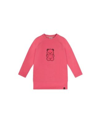 Toddler Girls' 2T-5T Back To Cool! Long-Sleeve Bear Applique Tunic