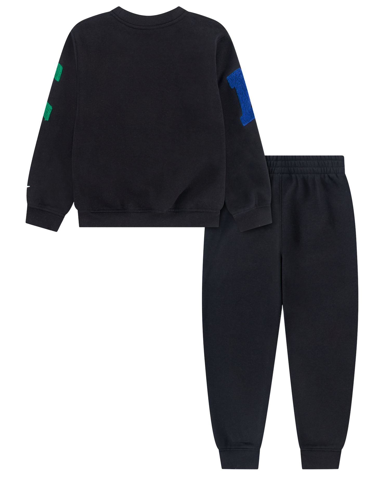 Boys' 2T-7 Fleece Crewneck Sweatshirt and Joggers, 2-Piece Set