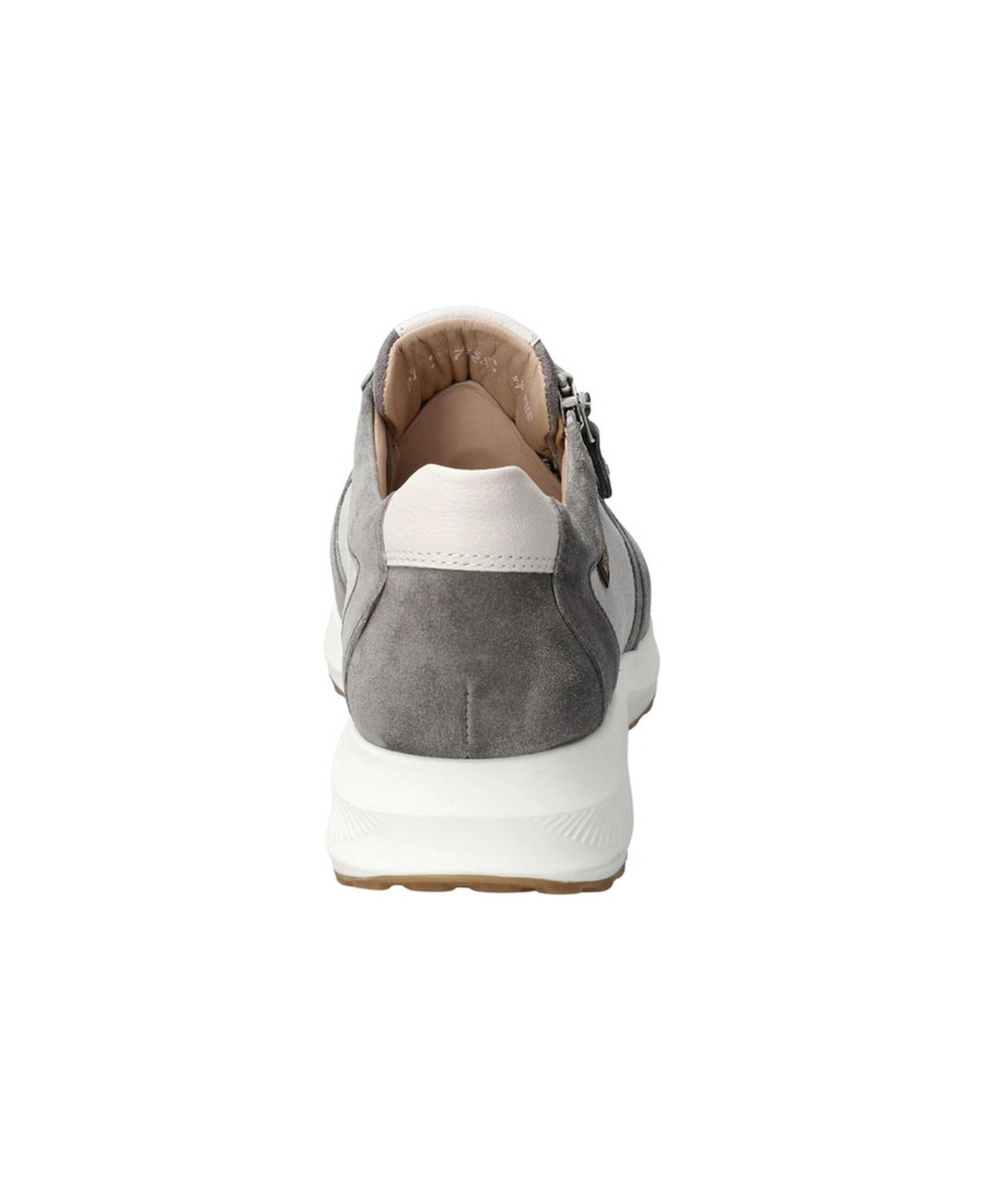 Женские кроссовки Mephisto Kim Suede Leather Zip, цвет: Серый — фото 3