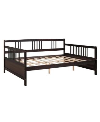 Wood Full Size Daybed Frame for Bedroom Guest Room and Living Room